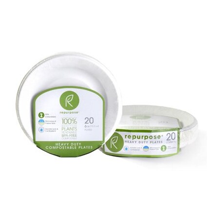 Repurpose 20CT 6 Compost Plates RPR.BP620.MP24